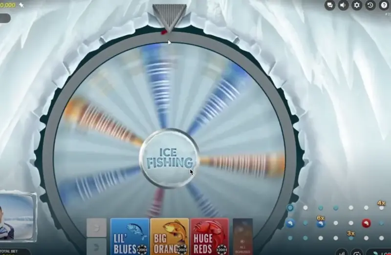 Как играть в Ice Fishing - колесо фортуны с 53 сегментами и бонусными играми